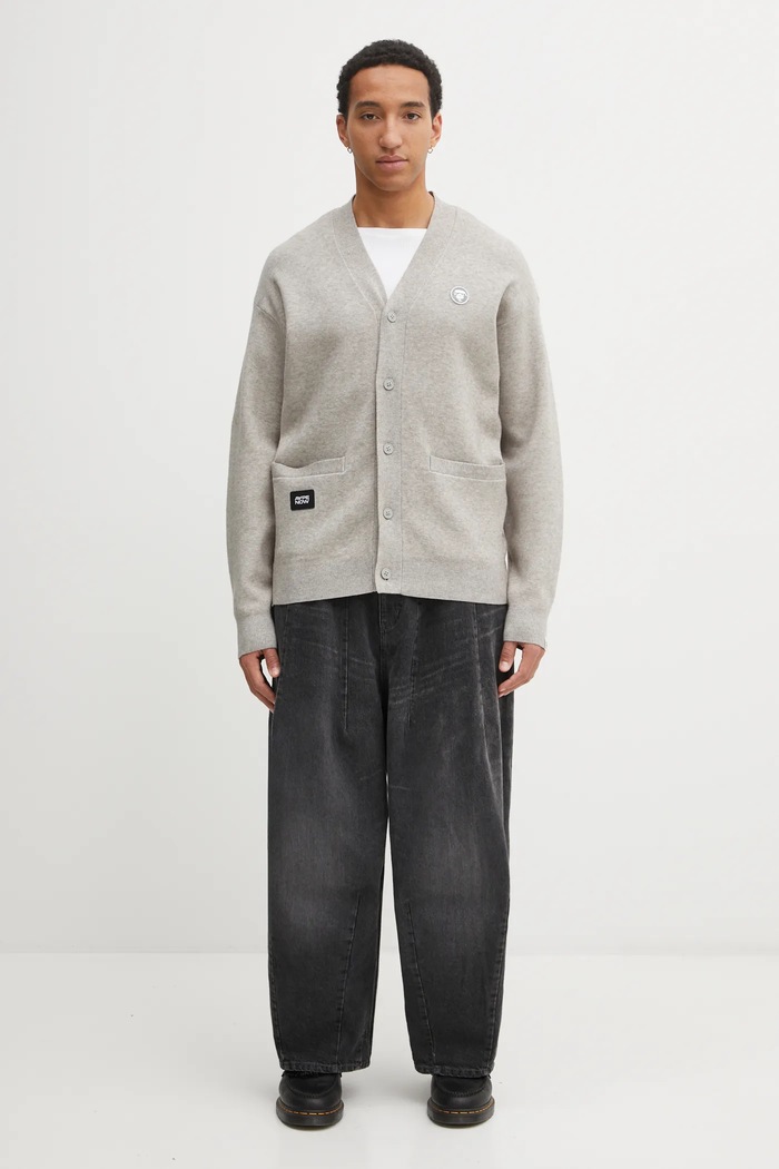 Джемпер AAPE Now AAPKNMC356XXP сірий