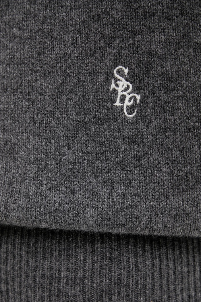 Vuneni pulover Sporty & Rich SRC Cashmere siva WS08362302GY04