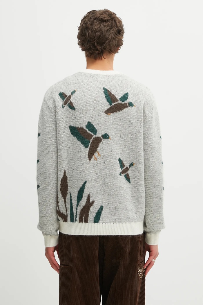 Clothing Human Made wool blend sweater GRAPHIC HM30CS014 white
