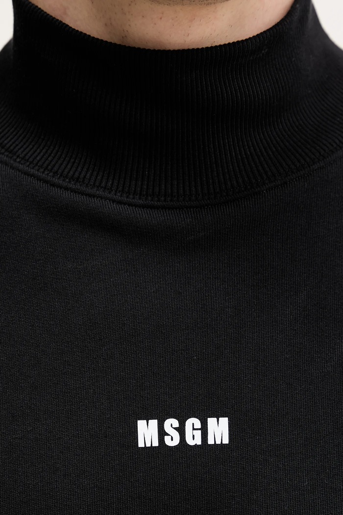 MSGM hanorac de bumbac 200MM508.300000 negru