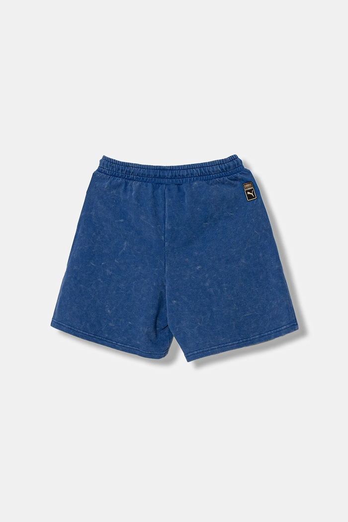 Detské bavlnené šortky Puma PUMA X SONIC Relaxed Shorts TR 632385 modrá AW25