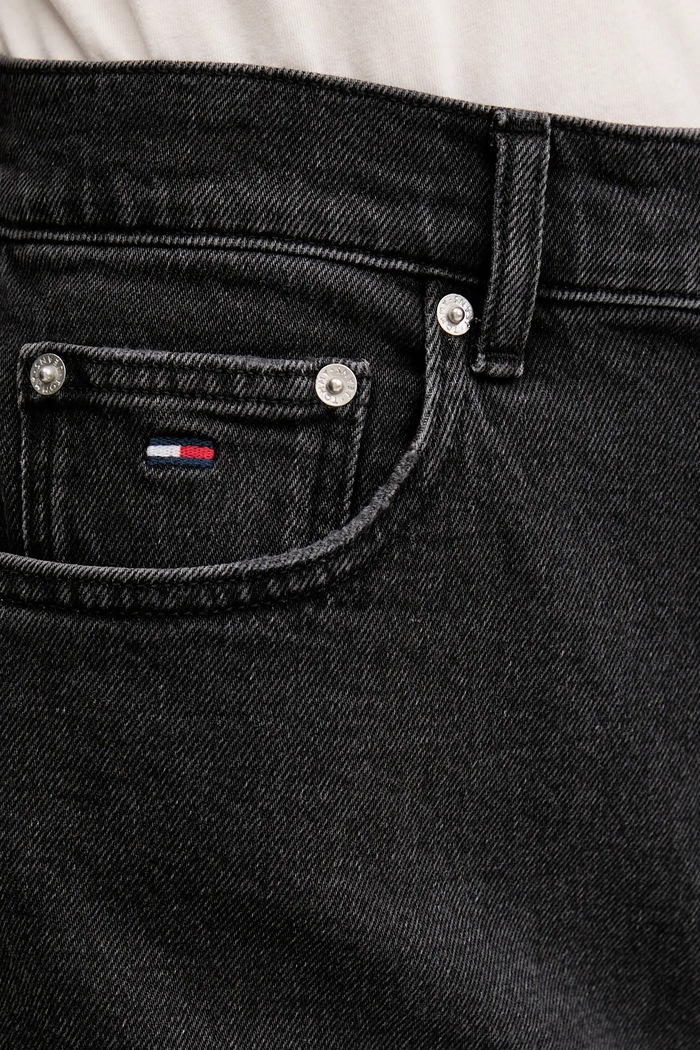 Τζιν σορτς Tommy Jeans μαύρο DW0DW21381