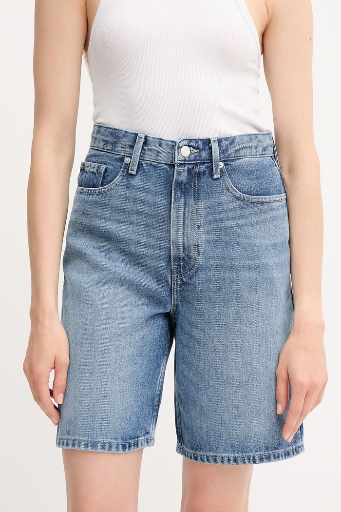 Tommy Hilfiger farmer rövidnadrág sima kék WW0WW47215