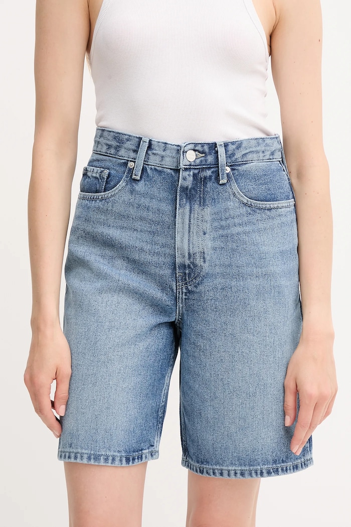 Tommy Hilfiger farmer rövidnadrág sima kék WW0WW47215