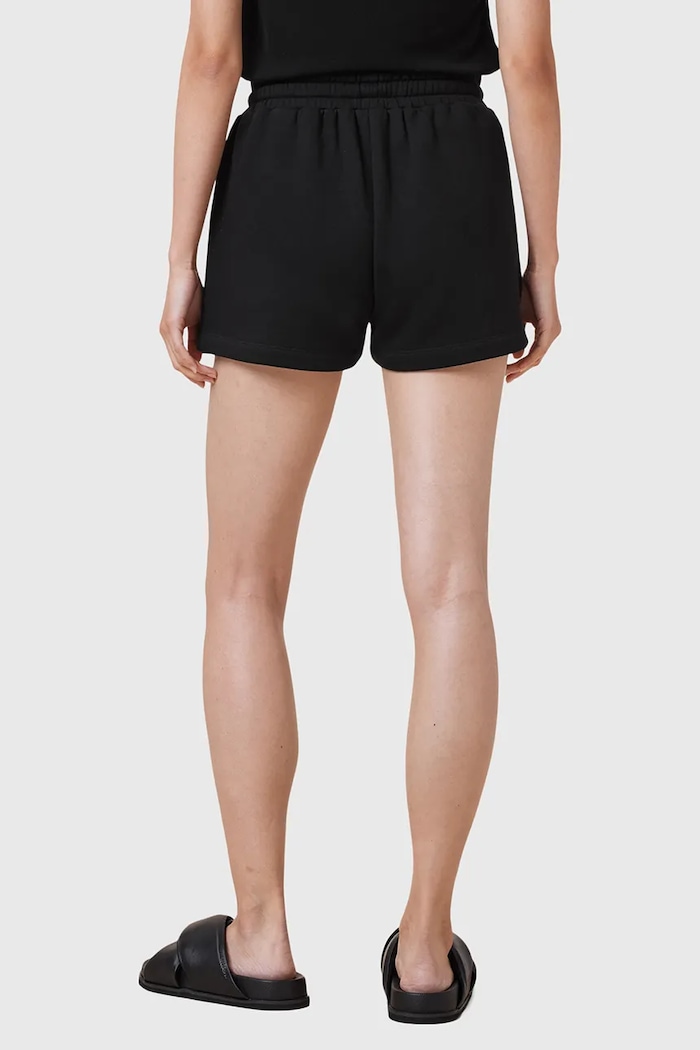 AllSaints szorty bawełniane SORRI czarny W053TC