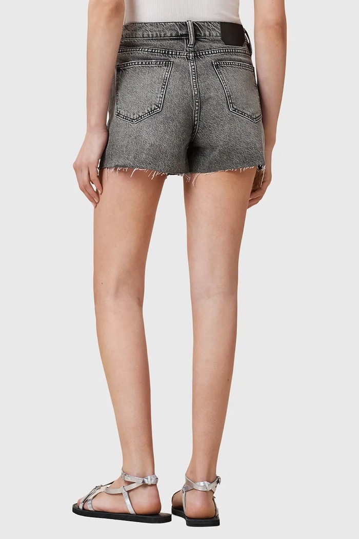 AllSaints szorty jeansowe TATE W076EC szary