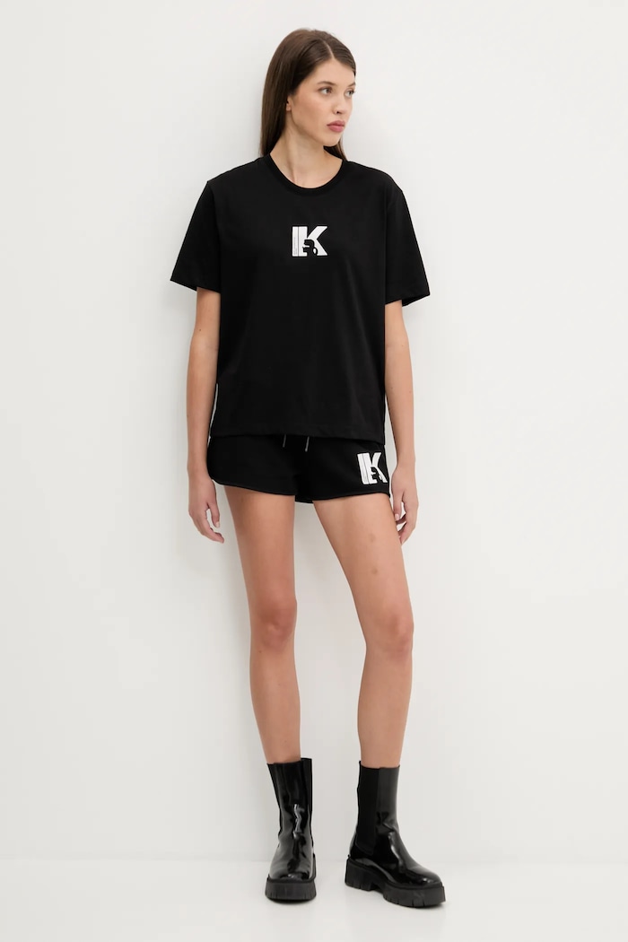 Karl Lagerfeld Jeans szorty A3W10125 czarny AW25