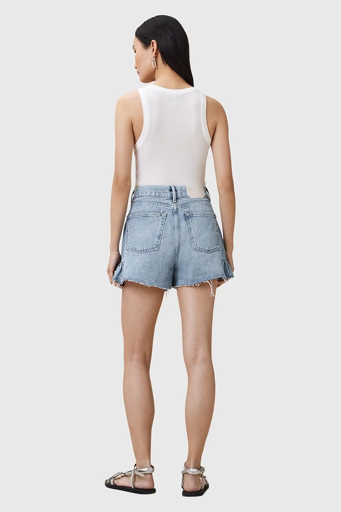 Βαμβακερό σορτσάκι AllSaints ELIANA W062EC