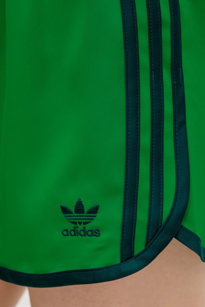adidas Originals szorty 3-Stripes zielony JZ3512