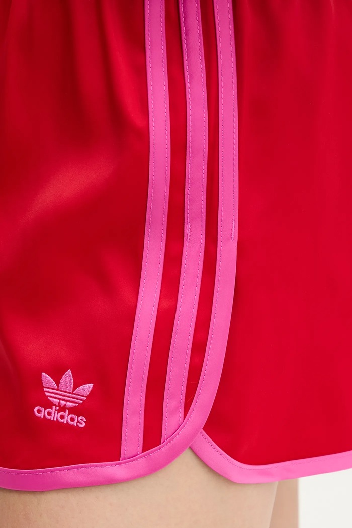 adidas Originals szorty 3-Stripes czerwony JZ3513