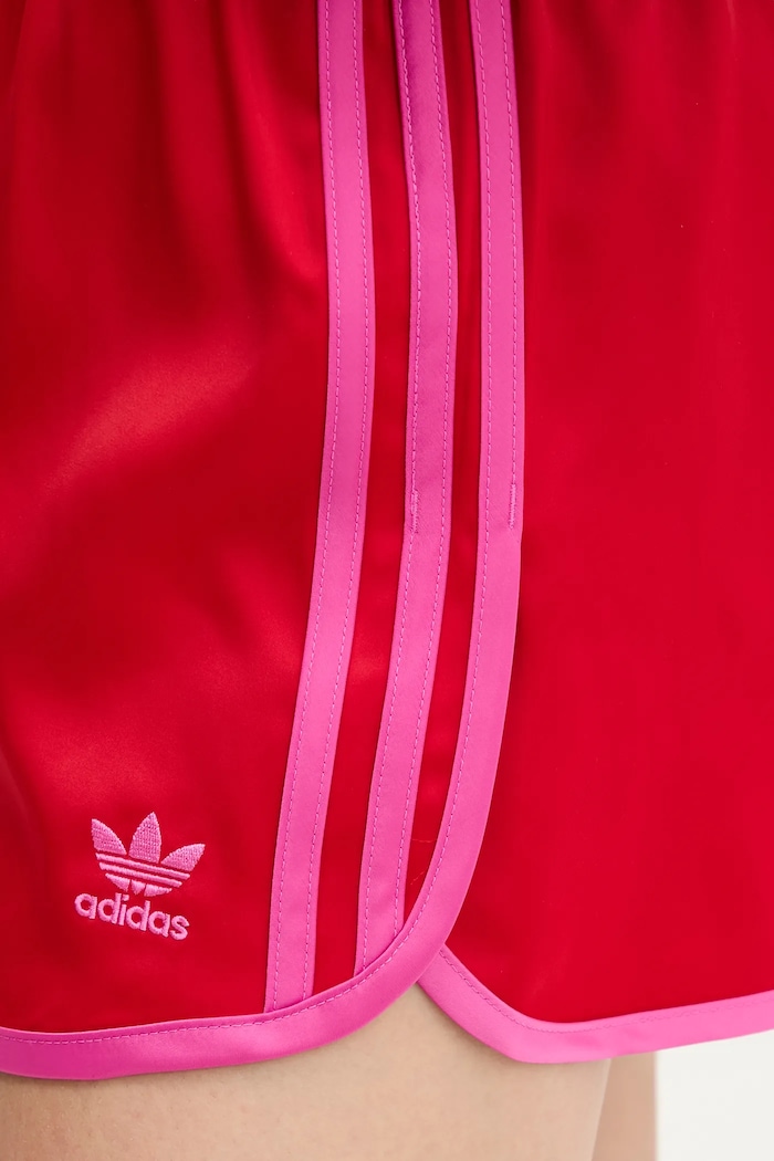 adidas Originals szorty 3-Stripes czerwony JZ3513