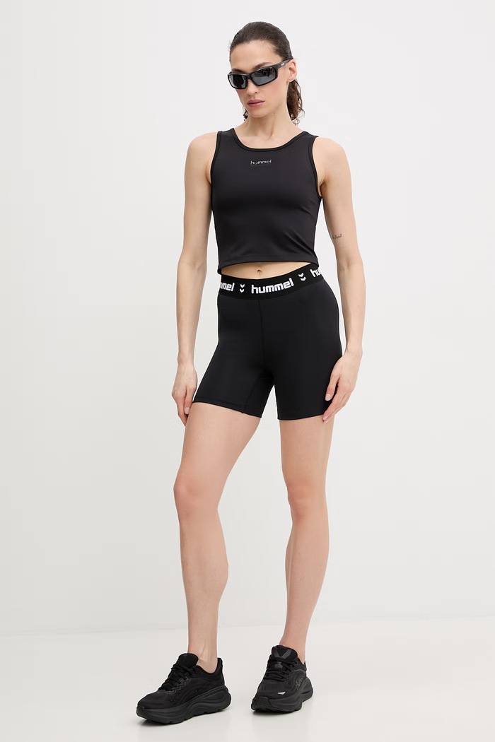 Σορτς προπόνησης Hummel 229980 μαύρο SS26