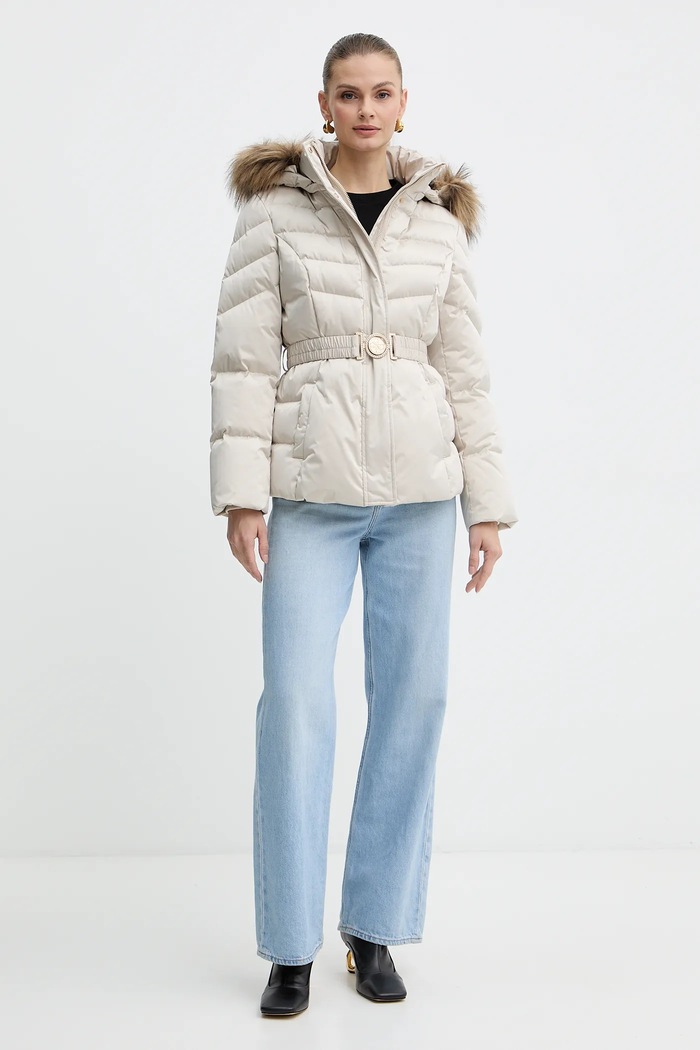 Páperová bunda Guess MARINA W5BL31.W2802 béžová AW25