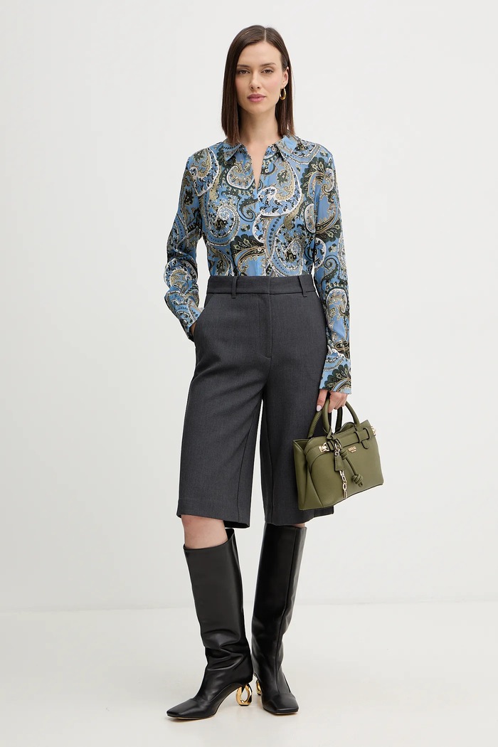 Kraťasy Guess JOANDRA W5BD63.W2402 šedá AW25