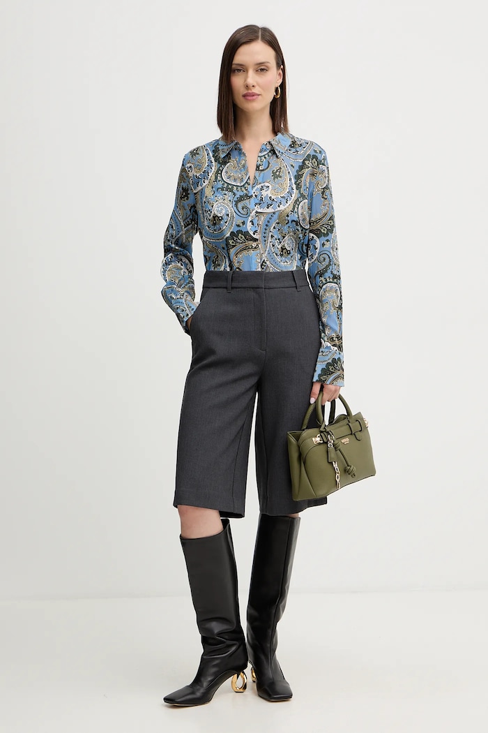 Kraťasy Guess JOANDRA W5BD63.W2402 šedá AW25