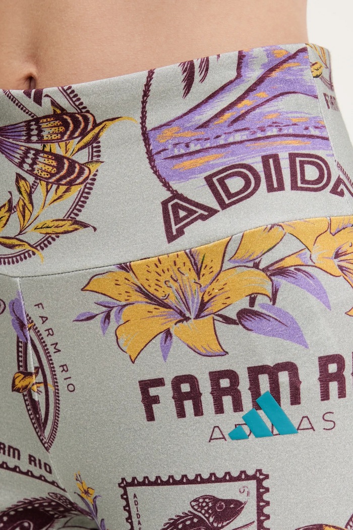 Šortky adidas x Farm Rio sivá JM8345