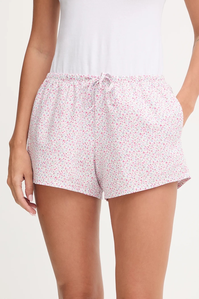 Bavlnené pyžamové šortky Hollister Co. spodný ružová KI346.5076.608