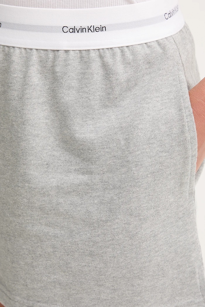 Calvin Klein Underwear szorty lounge damskie bawełniane szary LV00QS7517