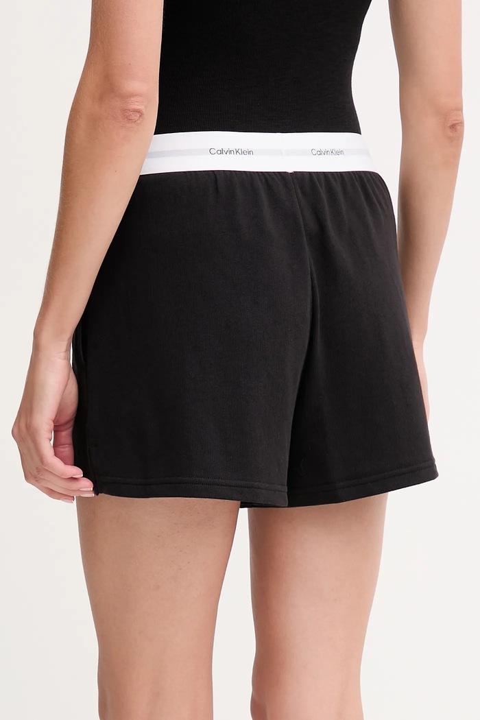 Odzież Calvin Klein Underwear szorty lounge damskie bawełniane LV00QS7517 czarny
