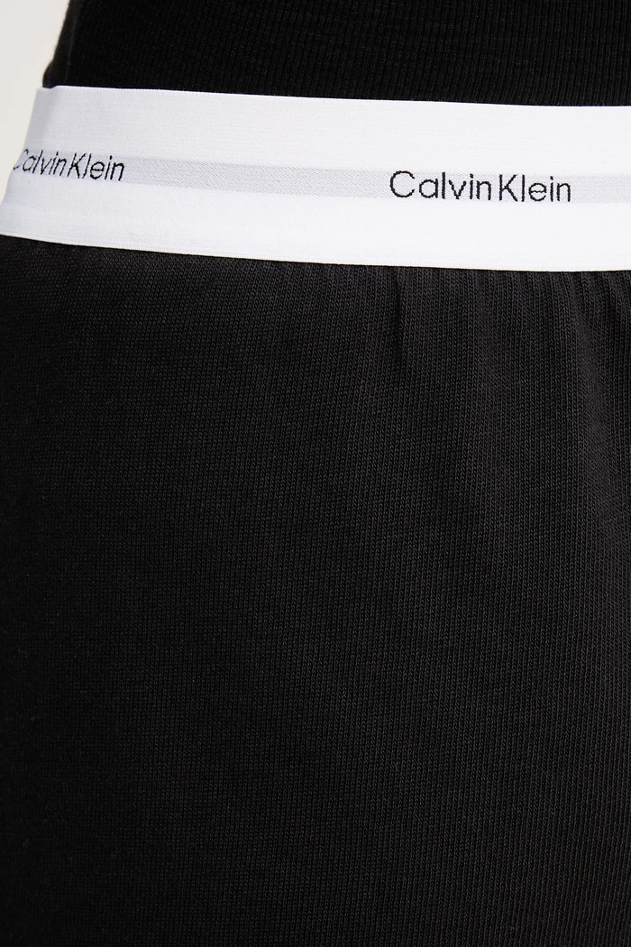 Calvin Klein Underwear szorty lounge damskie bawełniane czarny LV00QS7517