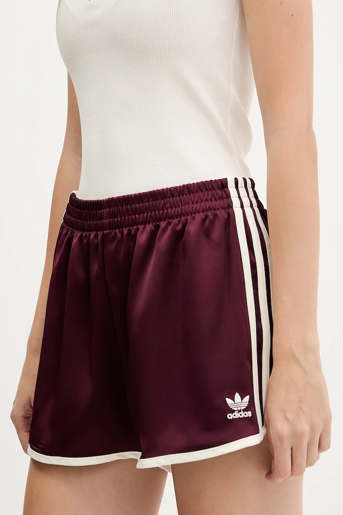 adidas Originals szorty 3-Stripes bordowy KA7738