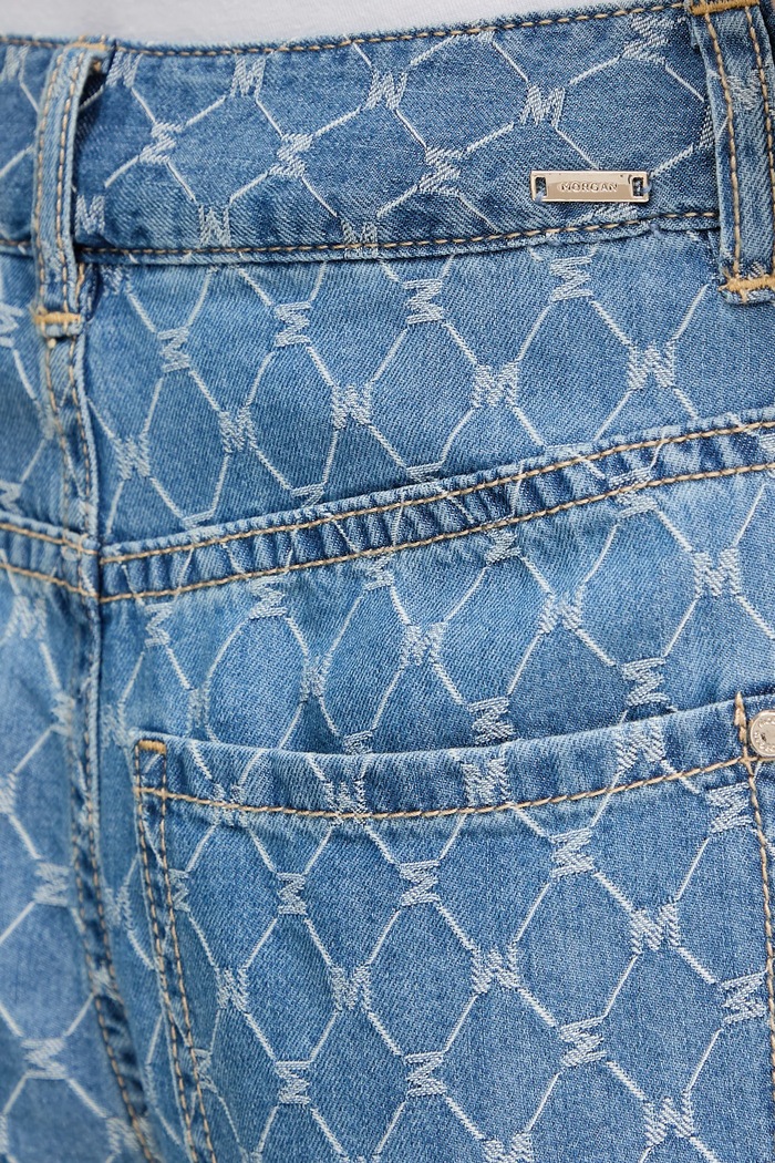 Îmbrăcăminte Morgan pantaloni scurți jeans M2SHEL albastru