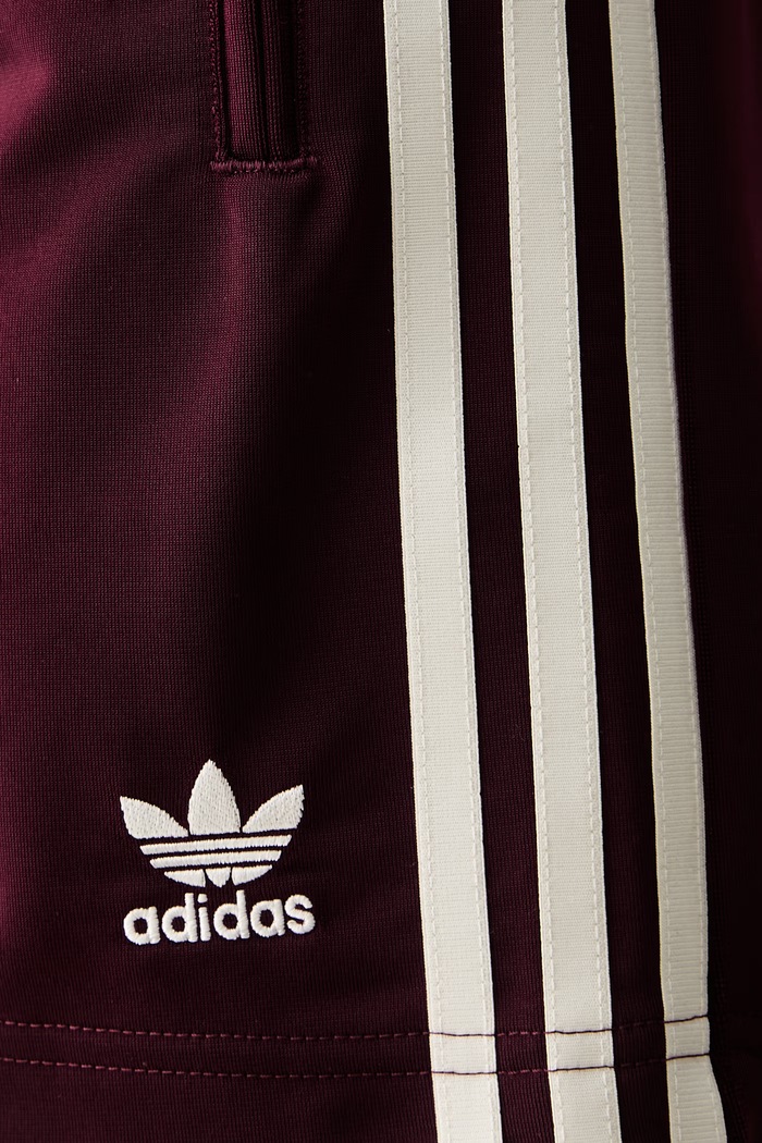 adidas Originals szorty dresowe damskie Firebird bordowy KD2544