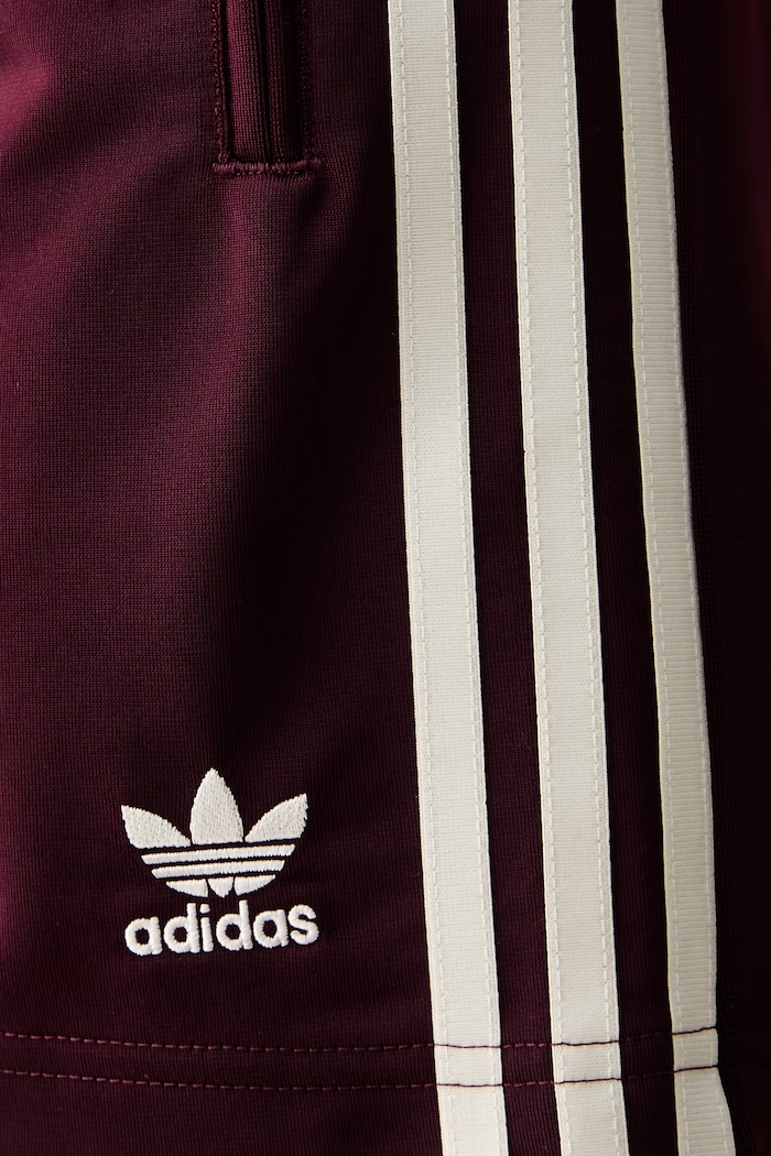 adidas Originals szorty dresowe damskie Firebird bordowy KD2544