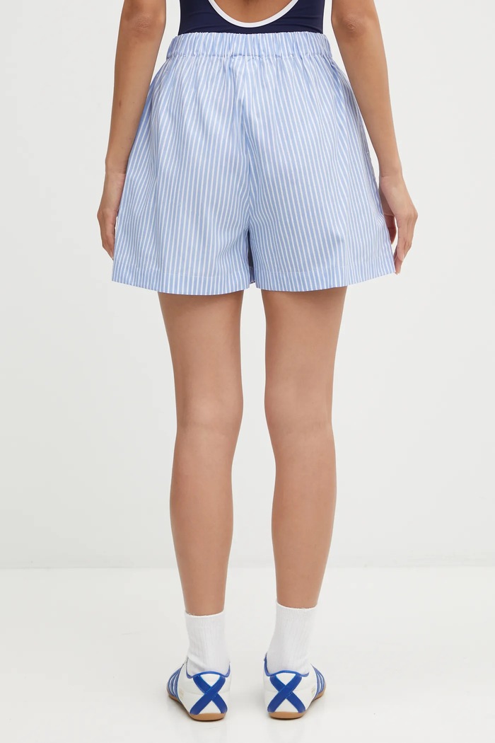 Oblečení Bavlněné šortky Sporty & Rich Eden Script Poplin SH01260673ST61 modrá