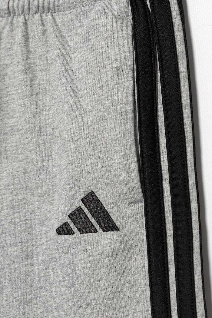 Детские хлопковые шорты adidas серый JD6496
