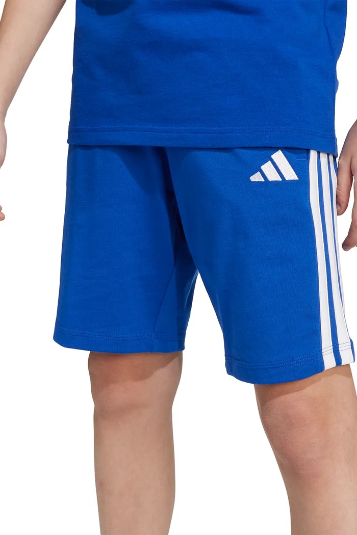 Детски памучен къс панталон adidas JY5017