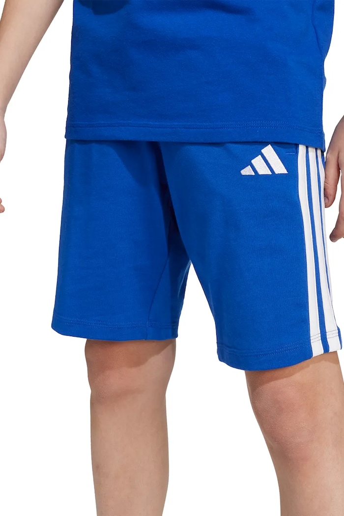 Детски памучен къс панталон adidas JY5017
