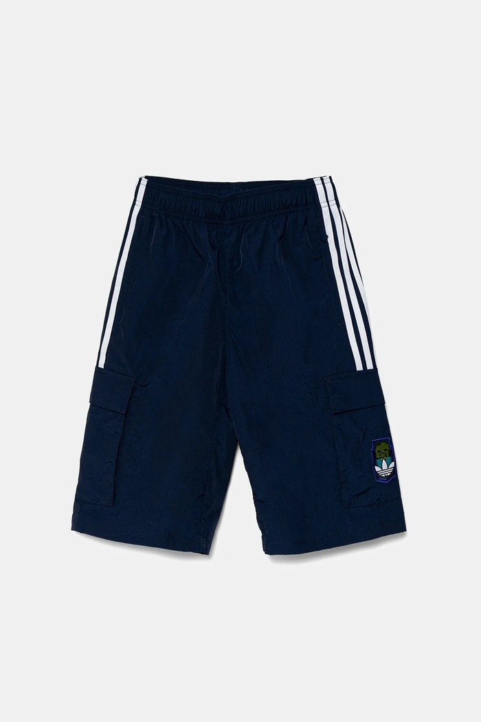 adidas Originals szorty dziecięce MINECRAFT KD9833 granatowy AW25