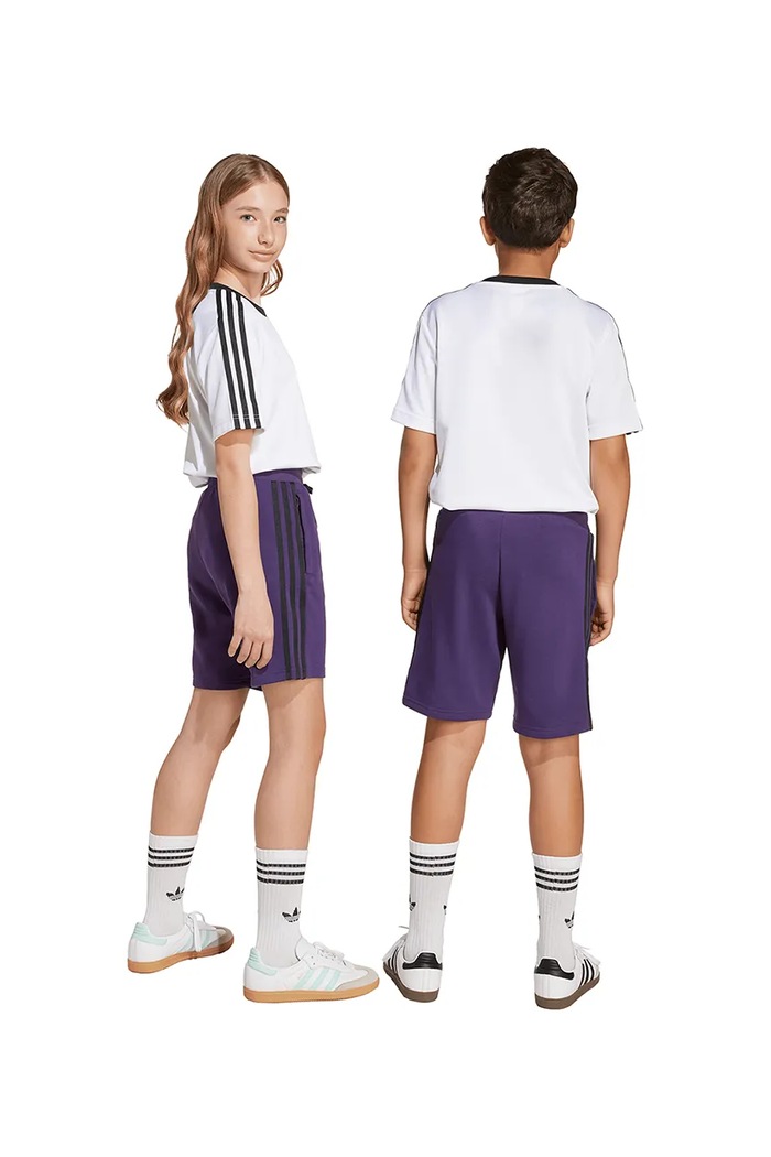 adidas Originals szorty dziecięce JV8633 fioletowy