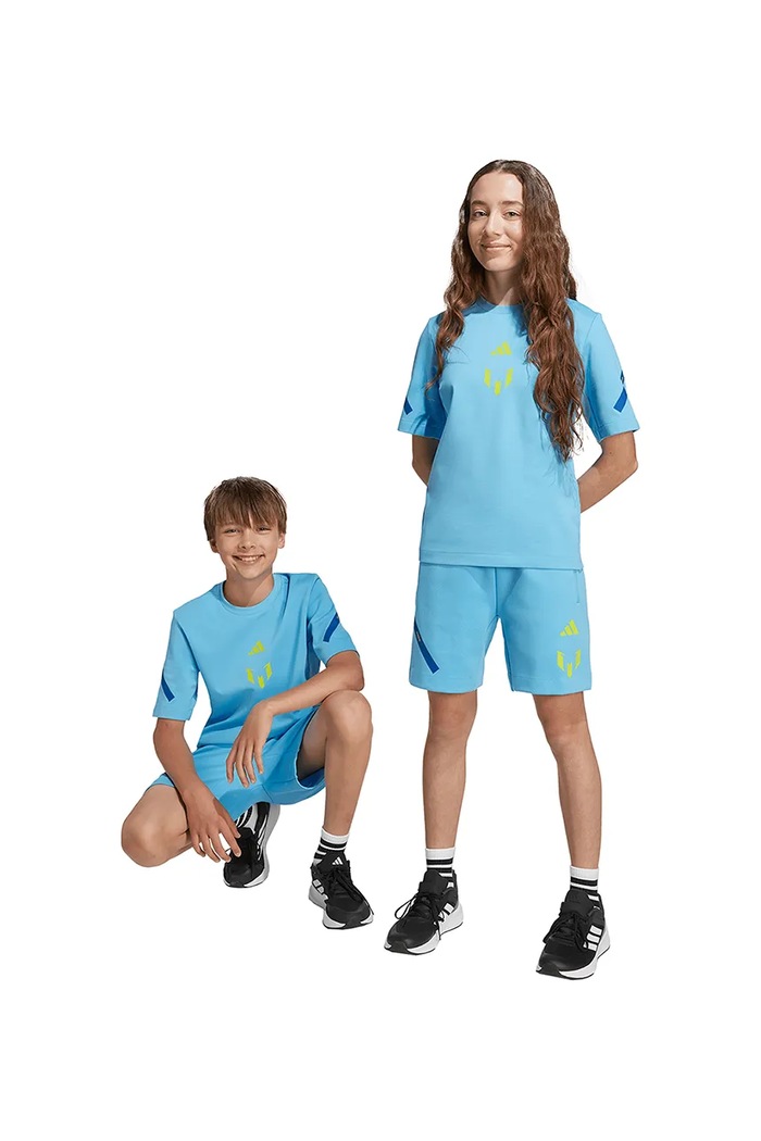 Παιδικό σορτς adidas Performance MESSI στάμπα μπλε KB2133