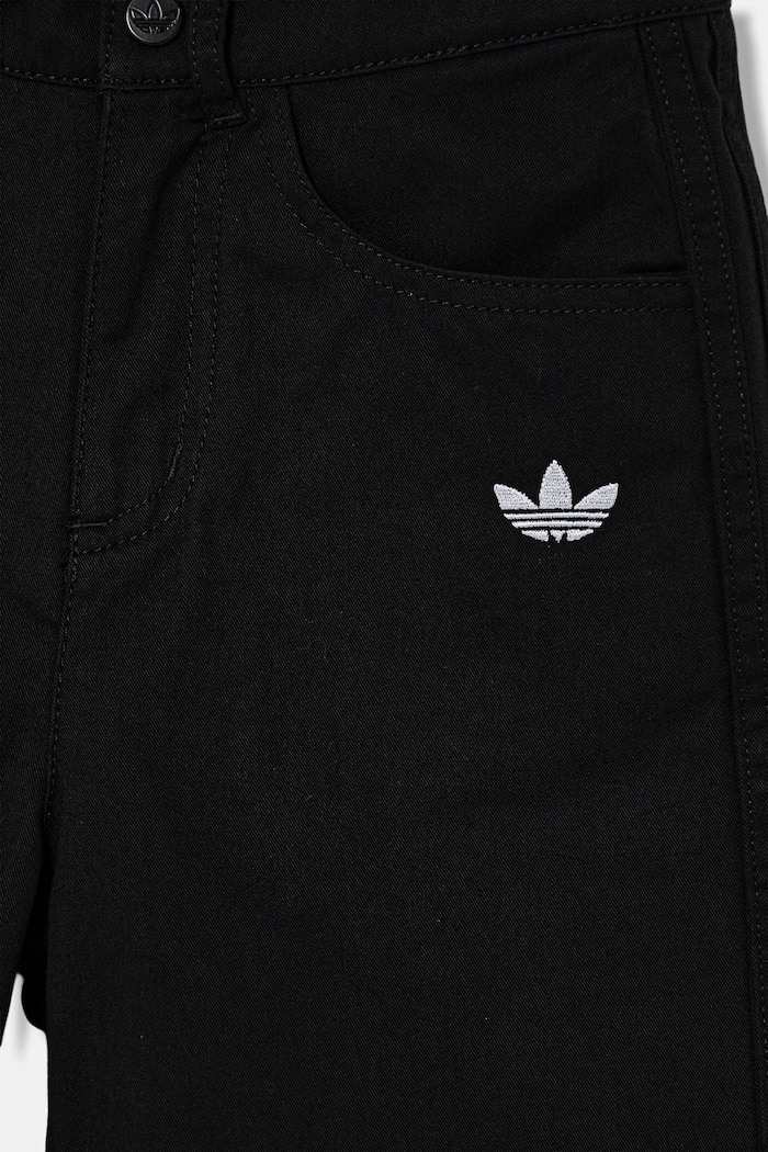 adidas Originals gyerek pamut rövidnadrág fekete JX3887