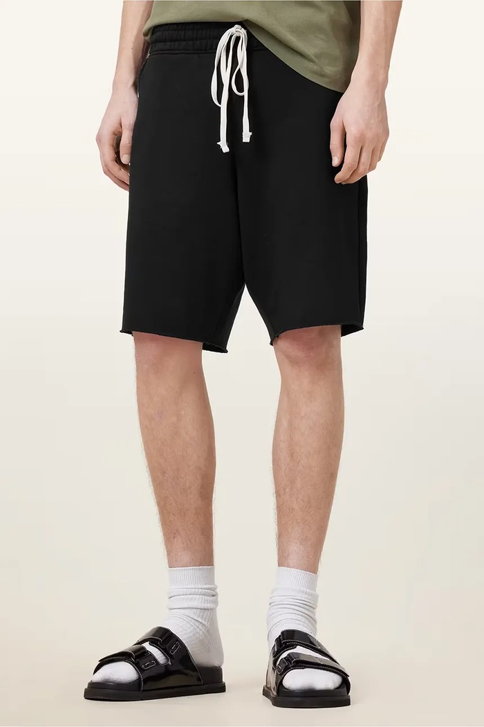 AllSaints σορτς επίσημα Ανδρικά με βαμβάκι HELIX M001TC μαύρο AW25