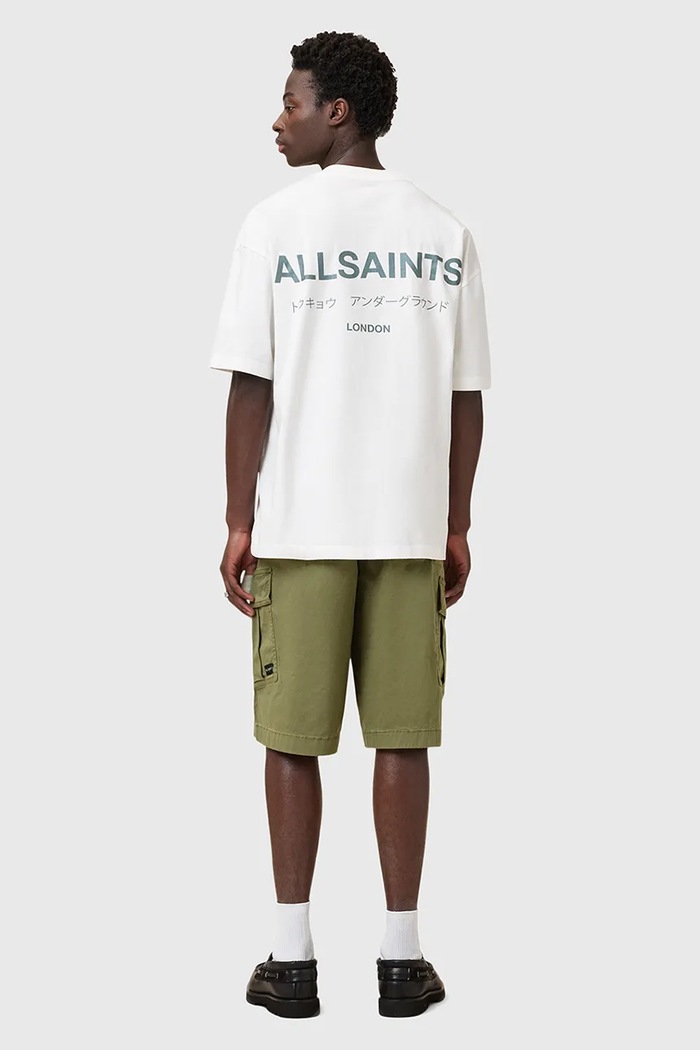 Βαμβακερό σορτσάκι AllSaints FLYNN M019TC