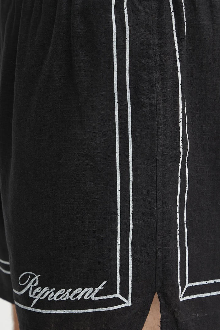Σορτς Represent Border Short μαύρο MLM100299