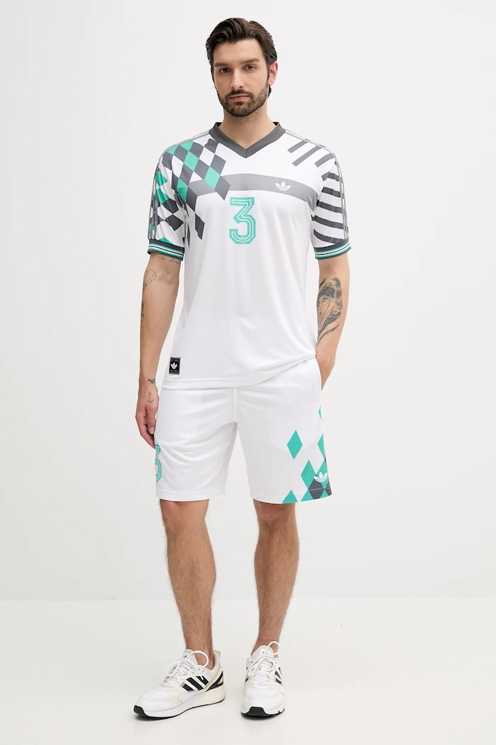 adidas Originals pantaloncini Nuwave 90 Short KD4875 bianco AW25
