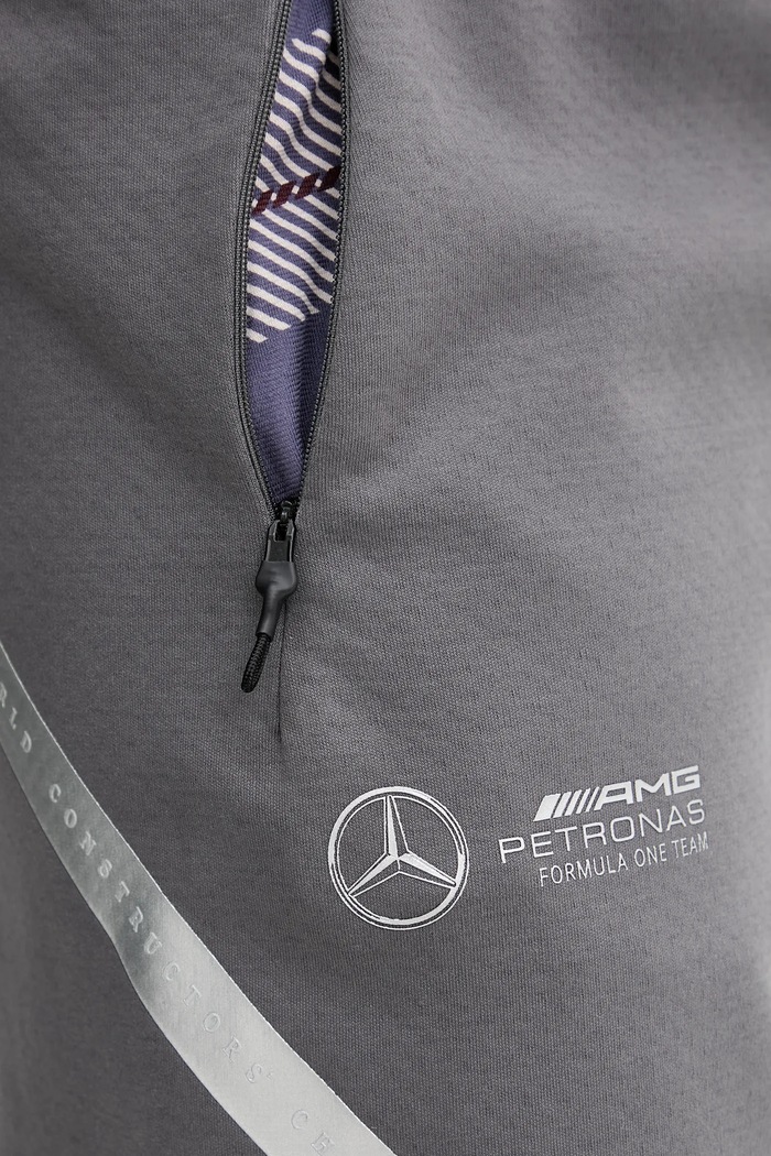 Kratke hlače adidas x Mercedes siva JW3479