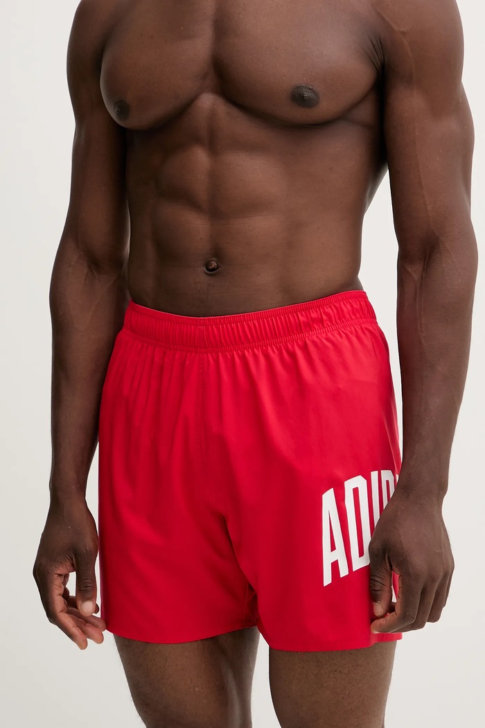Plavkové šortky adidas COLLGT SH 5IN JX2661 červená AW25