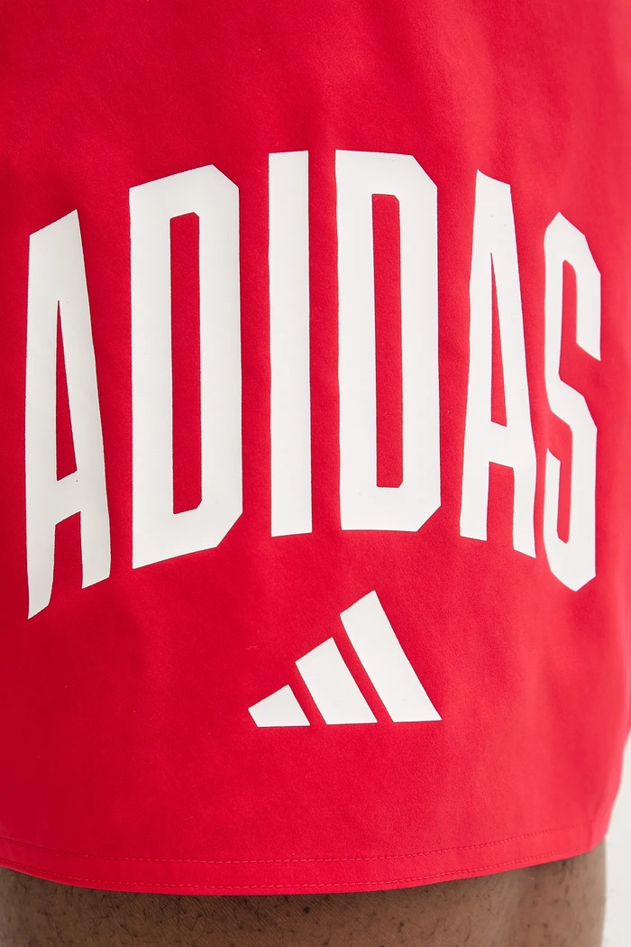 Plavkové šortky adidas COLLGT SH 5IN červená JX2661