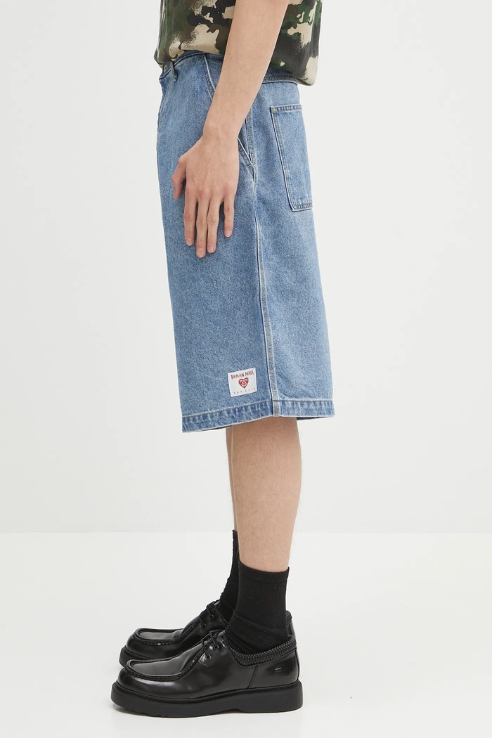 Τζιν σορτς Human Made HM29PT017 μπλε AW25