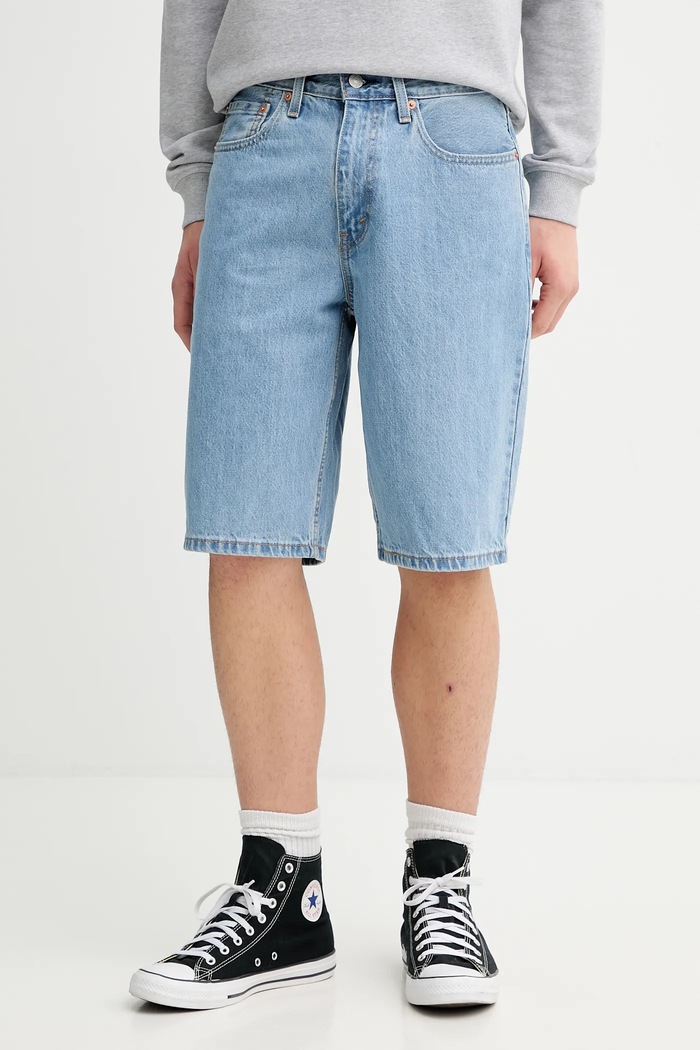Džínové šortky Levi's riflovina modrá 39434