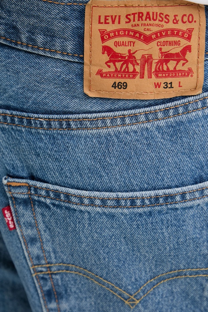 Levi's pantaloni scurți jeans albastru 39434.0009