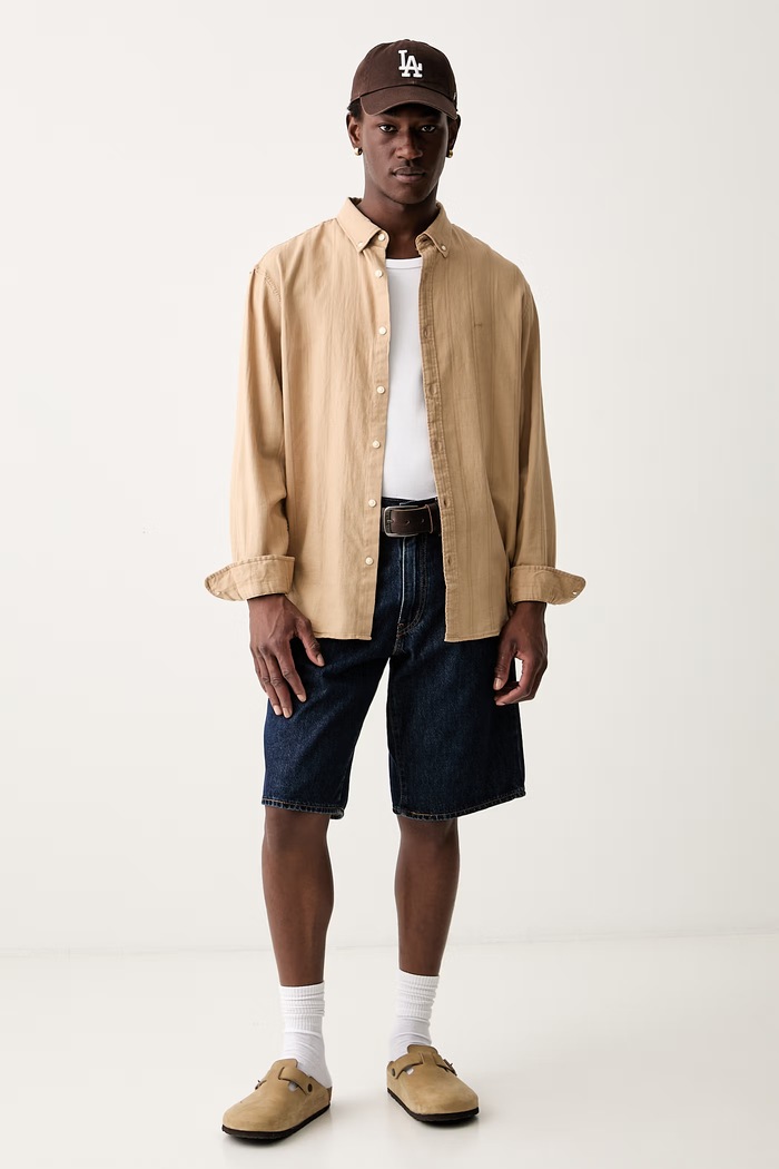 Levi's szorty męskie jeansowe 478 BAGGY 001JM.0009 granatowy AW25