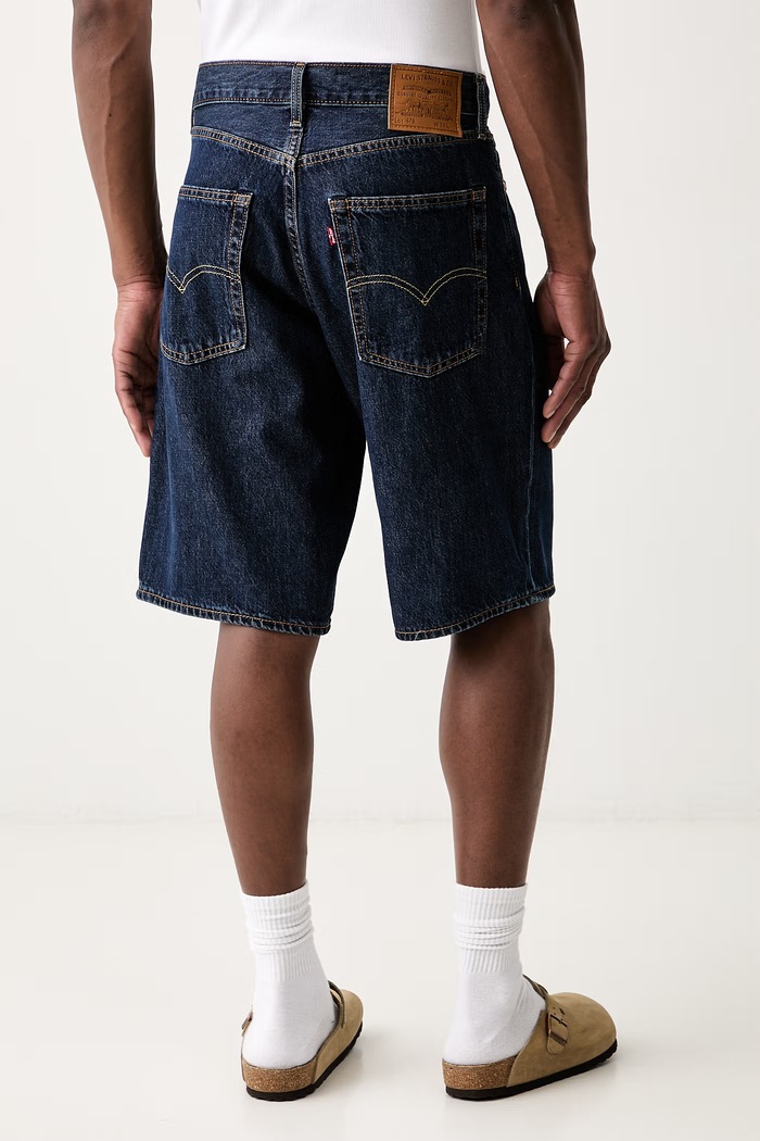 Odzież Levi's szorty męskie jeansowe 478 BAGGY 001JM.0009 granatowy