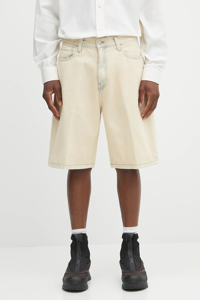 Carhartt WIP denim shorts Landon denim beige I030469.01SN