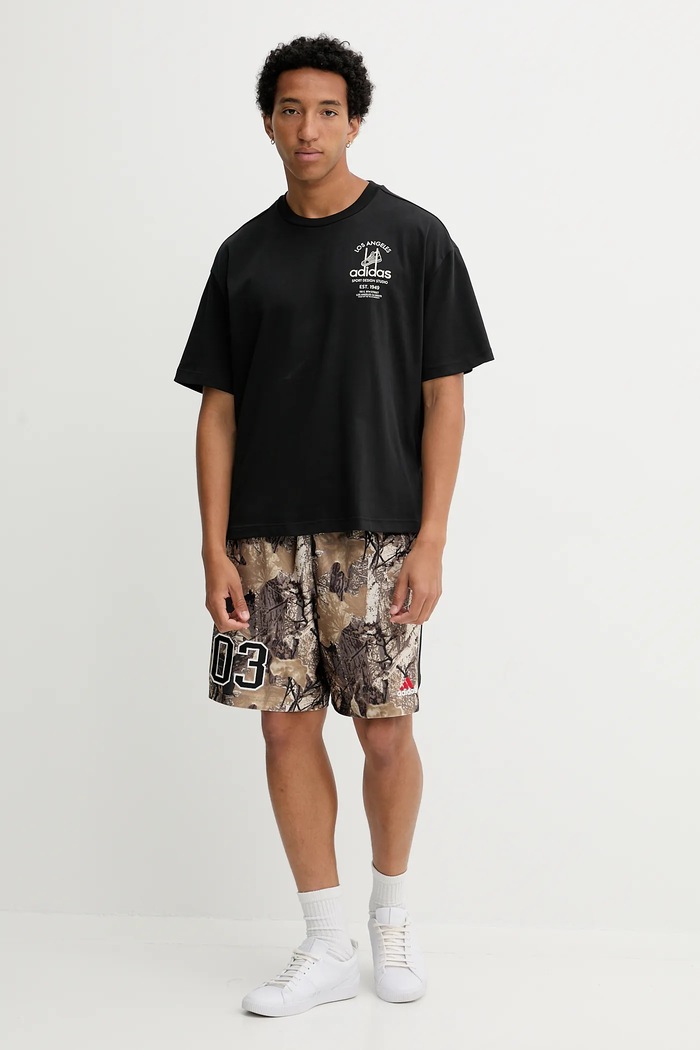 adidas Originals szorty OG Camo Short KD6259 beżowy AW25